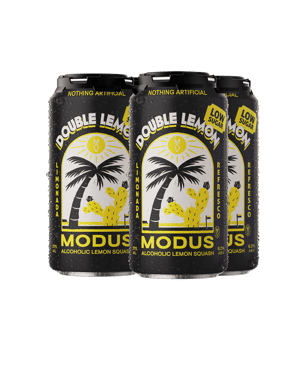 Modus Double Lemon 6% Cans 375ml  4 Pack