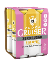 Vodka Cruiser Zero Sugar Pineapple 4.6% Cans 275ml  4 Pack