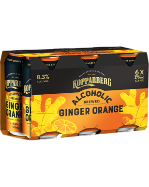 Orange Ginger Beer Cans 375mL 