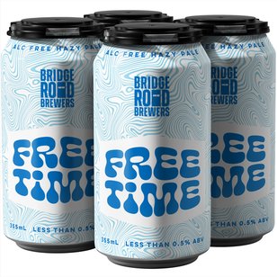 Bridge Road Brewers Free Time Alcohol Free Pale Ale Can 355ml  4 Pack