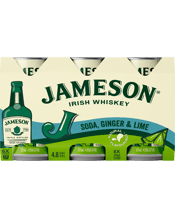 Jameson Soda Ginger & Lime Can 375ml  6 Pack