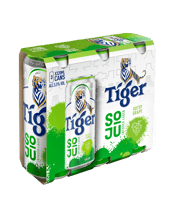 Tiger Asian Lager With Soju Cans 320ml  3 Pack