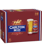 Carlton Mid Cans 375ml  30 Case