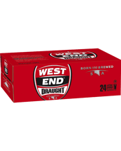 West End Draught Lager Cans 375ml  24 Case