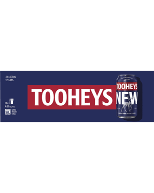 Tooheys New Cans 375ml  24 Case