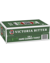 Victoria Bitter Lager Cans 375ml  24 Case
