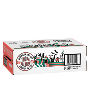 Tropapalooza Watermelon Lime And Mint Seltzer Cans 375ml  24 Case
