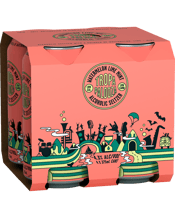 Tropapalooza Watermelon Lime And Mint Seltzer Cans 375ml  4 Pack