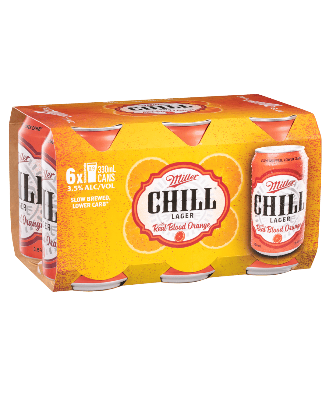 Miller Chill Blood  Orange Can 6x330mL