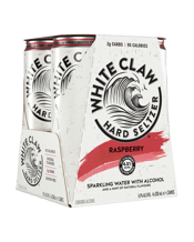 White Claw Raspberry Cans 330ml  4 Pack