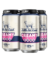 Little Fat Lamb Creaming Soda 8% Cans 375ml  4 Pack