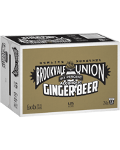Brookvale Union Ginger Beer 6% Can 330ml  24 Case