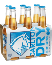 Carlton Dry Ultra Low Carb Bottles 330ml  6 Pack