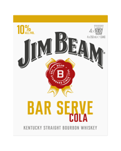 Jim Beam Bar Serve 10% Cans 250ml  4 Pack