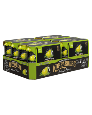 Kopparberg Hard Pear Cider 7% Cans 440ml  24 Case