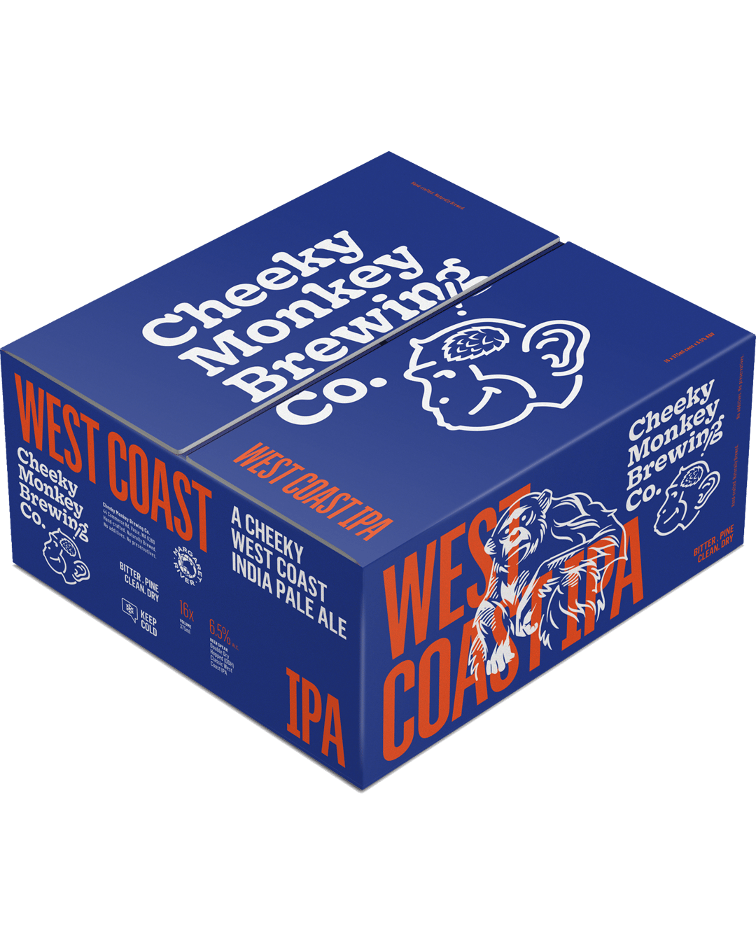 Cheeky Monkey West Coast IPA Can 375mL