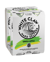 White Claw Green Apple Seltzer Cans 330ml  4 Pack