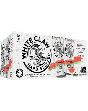 White Claw Hard Seltzer Watermelon 330ml  24 Case