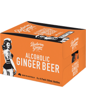 Buderim Alcoholic Ginger Beer Bottles 330ml  24 Case