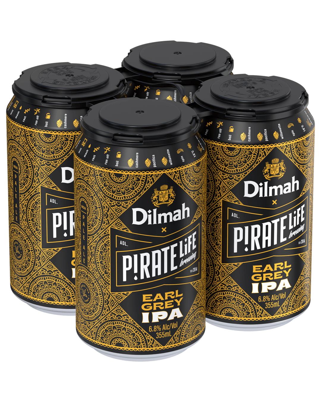 Buy Pirate Life Brewery X Knobby Mango Hazy Pale 355ml Online or From