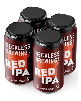 Reckless Brewing Red Ipa Cans 375ml  4 Pack