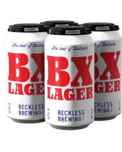 Reckless Brewing Bx Lager Cans 375ml  4 Pack
