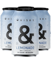 Ampersand Whisky & Lemonade Cans 330ml  4 Pack