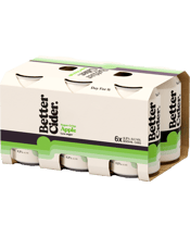 Better Cider Super Crisp Apple Cider Cans 355ml  6 Pack
