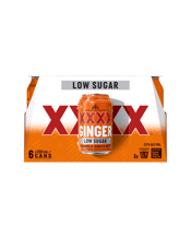 Xxxx Alcoholic Ginger Beer Low Sugar 330ml Can  6 Pack
