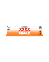 Xxxx Alcoholic Ginger Beer Low Sugar 330ml Can  24 Case
