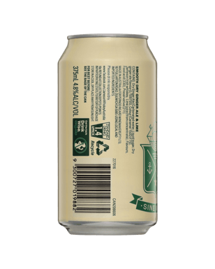 Jameson Irish Whiskey Smooth Dry & Lime 4.8% Cans 375ml  24 Case