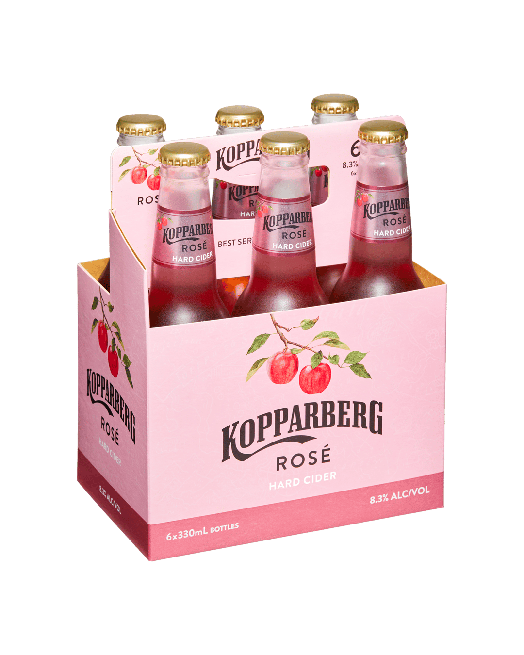 Kopparberg Rosé Cider Bottles 6x330mL