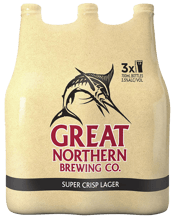 Great Northern Brewing Co. Super Crisp Lager 700ml  3 Pack