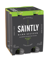 Saintly Hard Seltzer Blessed Lime 250ml  4 Pack