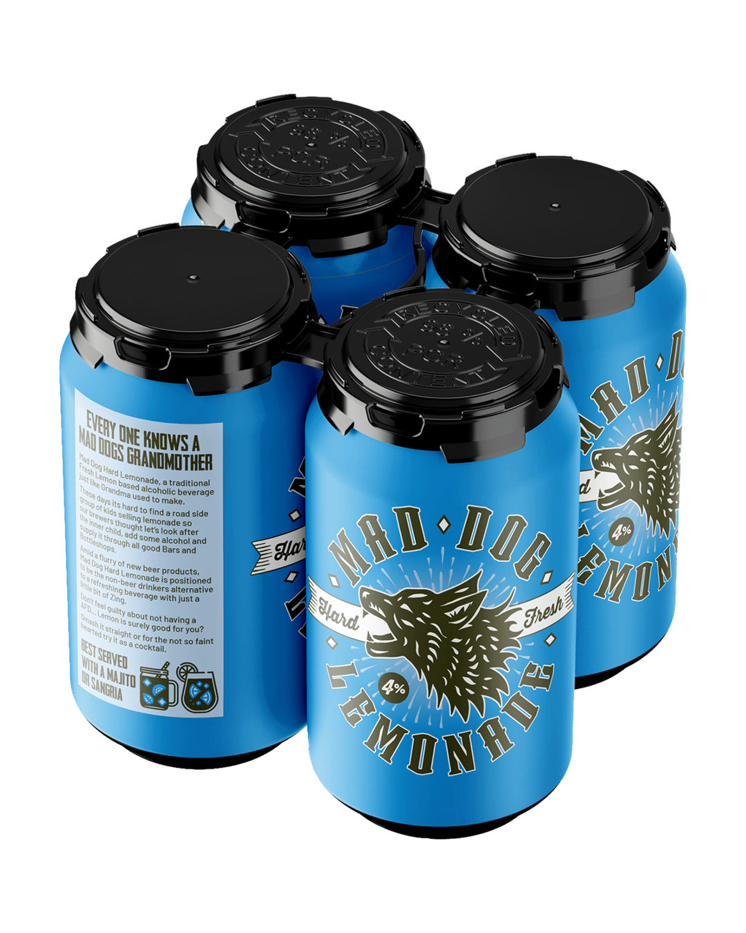 Terella Brewing Mad Dog Hard Lemonade Cans 4x375mL