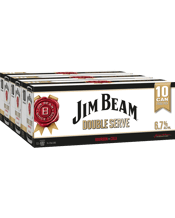 Jim Beam White Double Serve Bourbon & Cola 6.7% Cans 10 Pac  3 Case