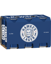 Hawke's Brewing Co. Lager Cans 375ml  6 Pack