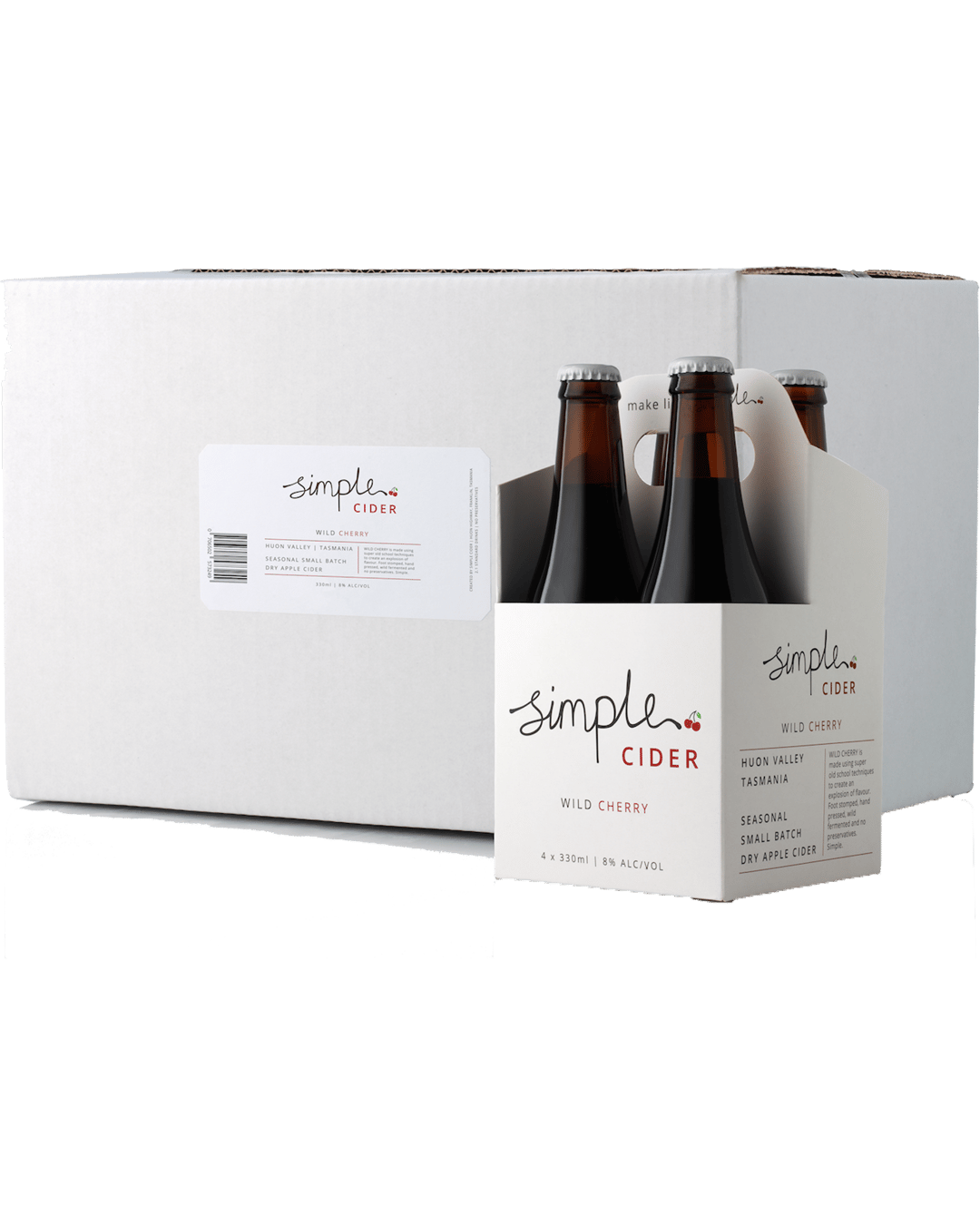 Simple Cider Wild Cherry Bottle 330mL