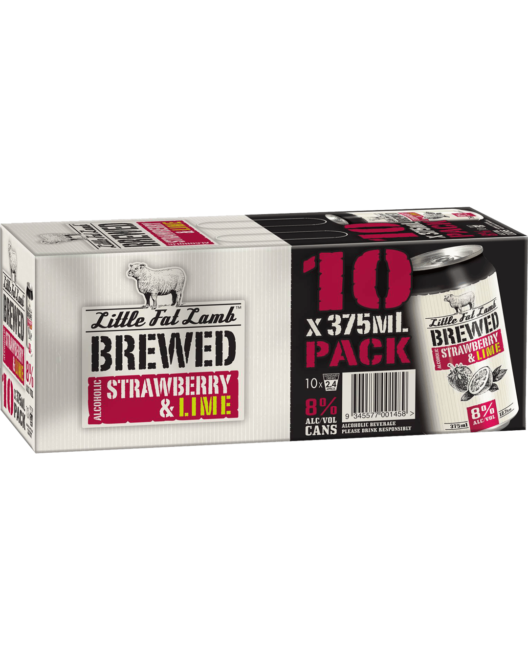 Buy Little Fat Lamb Brewed Ginger Cans 10 Pack 375ml online with (sameday FREE delivery*) in
