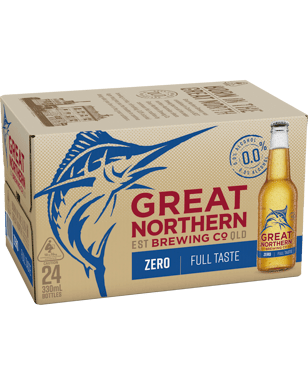 Great Northern Brewing Co. Zero Bottles 330ml  24 Case