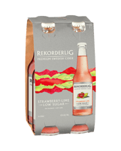 Rekorderlig Premium Strawberry & Lime Low Sugar 330ml  4 Pack