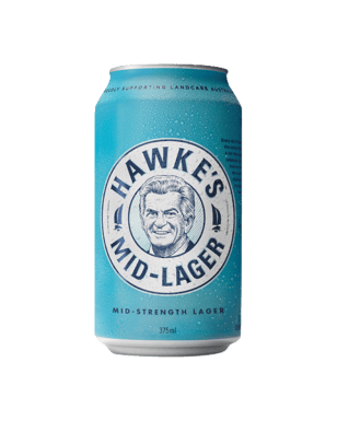 Hawke's Brewing Co. Mid-lager 3.5% Cans 375ml  Can