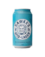 Hawke's Brewing Co. Mid-lager 3.5% Cans 375ml  Can